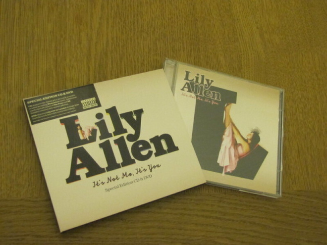 Lily Allen it's not me it's you cd + dvd EU 2009 slipcase