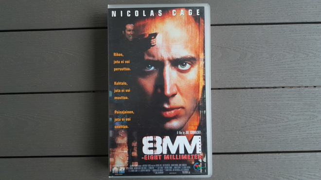 VHS: 8mm - Eight Millimeter, Leikkaamaton (Nicolas Cage 1998