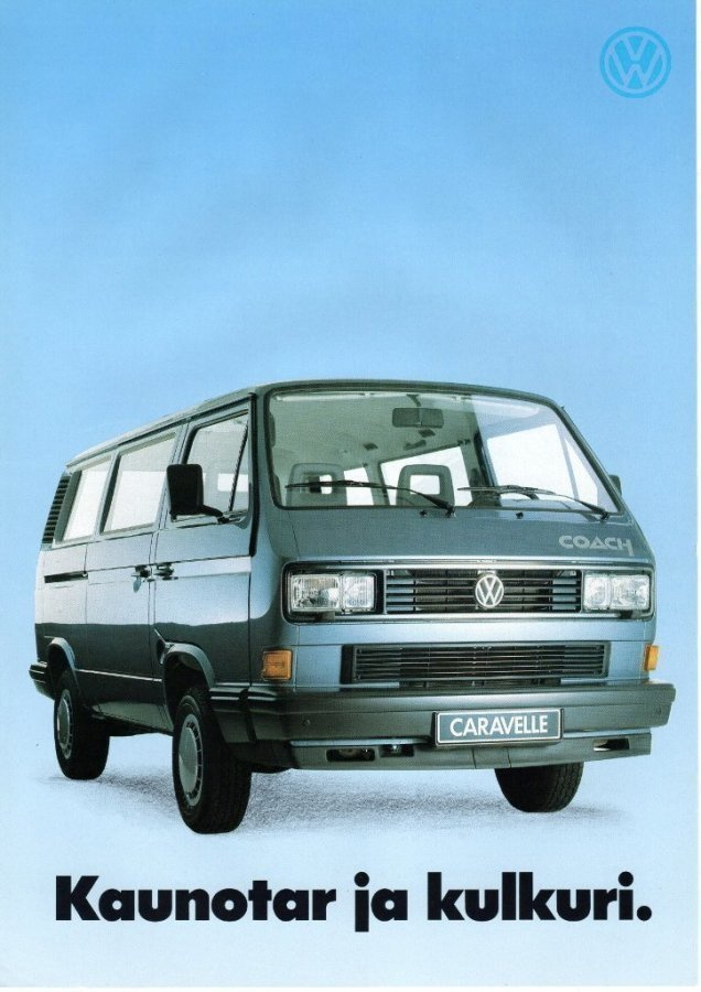 VW Caravelle Coach -esite, 1989