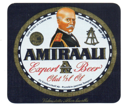Sinebrychoff AMIRAALI AIV Olut Oscar von Kraemer