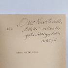 Arvi Tapiola : Arra matkustaa (tekijän omiste) - pikkukuva 2