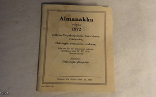 huuda syntymavuotesi almanakka 1972