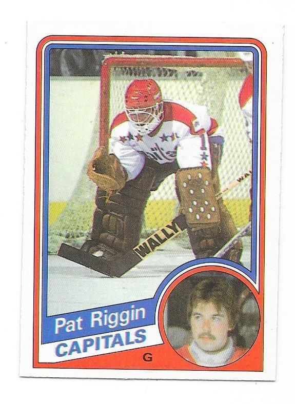 1984-85 OPC #205 Pat Riggin Washington Capitals MV