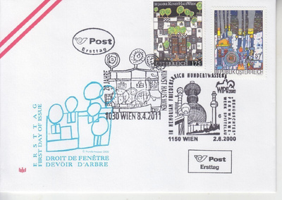 Itävalta FDC 2000 Wipa