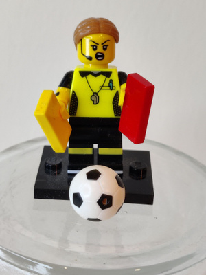 Lego Jalkapallotuomari keräily figuuri