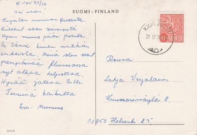 Postileima, KIURUVESI