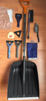 Fiskars laadukas lumilapio ja lumi harjat
