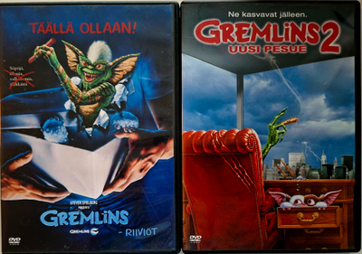 GREMLINS - RIIVIÖT & GREMLINS 2: UUSI PESUE DVD