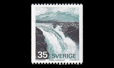 Ruotsi 844y ** Vesiputous y-pap (1974)