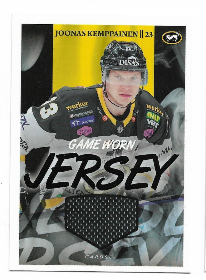 2022-23 Cardset Jersey Joonas Kemppainen /120