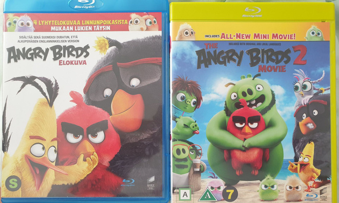 ANGRY BIRDS 1 + 2 BLU-RAY
