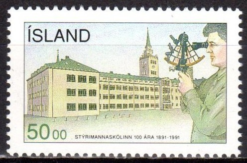 (SA0573) ICELAND, 1991 (100 Years of  College of Navigation)