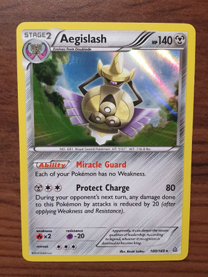 Pokemon Aegislash 100/160