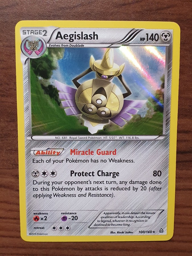 Pokemon Aegislash 100/160