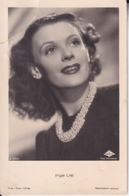 Inge List, filmitähti ,  e133