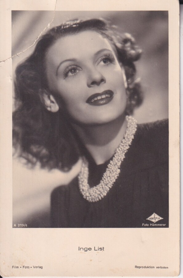 Inge List, filmitähti ,  e133