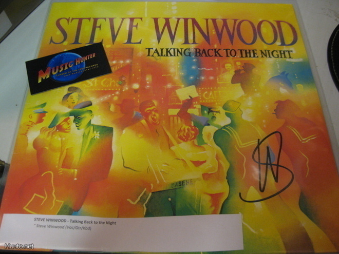 STEVE WINWOOD - TALKING BACK TO THE NIGHT LP NIMMARILLA!