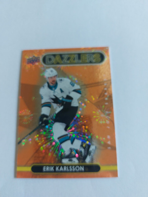 2021-22 Upper Deck Dazzlers Orange #DZ87 Erik Karlsson