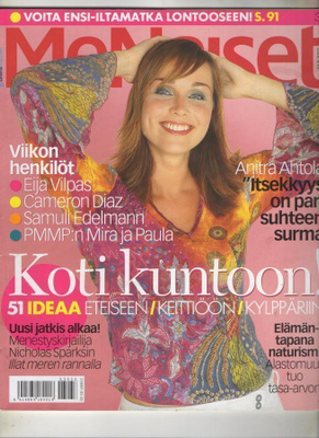 Me Naiset n:o 33 2003 Anitra Ahtola. Naturistit Leila & Olli