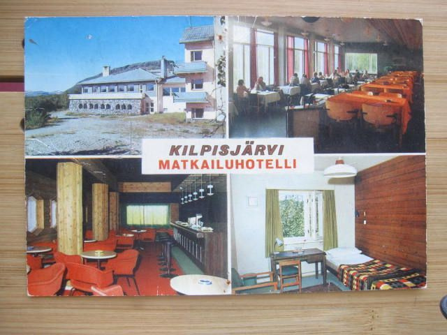 Kilpisjärvi postikortti Finnhotels leimoin 1972