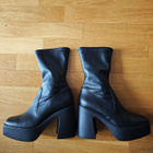 Steve Madden platform saappaat 37 musta - pikkukuva 1