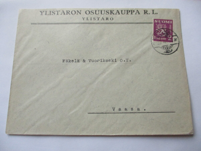 1935 Pelma Ylistaron Osuuskauppa