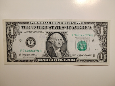 USA 1 Dollari, series 1993, F=Atlanta, käytetty