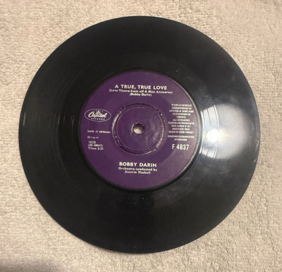 BOBBY DARIN - A TRUE, TRUE LOVE 7"