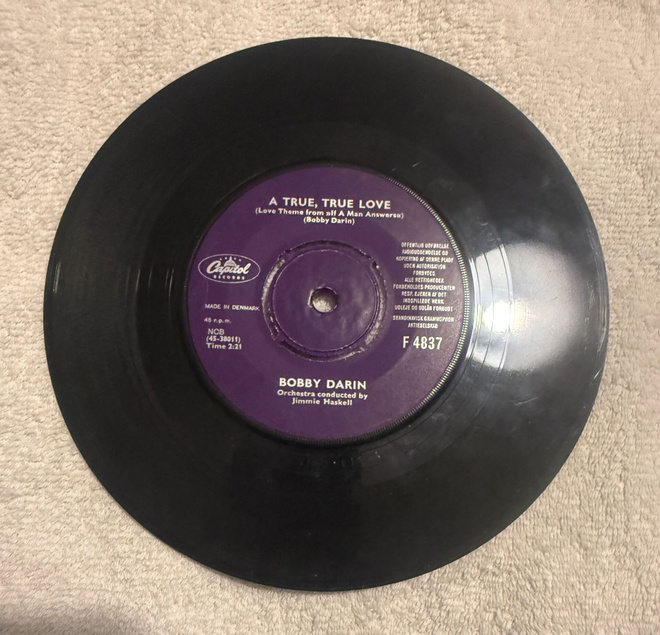 BOBBY DARIN - A TRUE, TRUE LOVE 7"