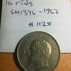Iran 10 rials SH1346-1967, km#1178 - pikkukuva 2