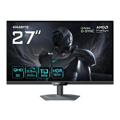 GIGABYTE G27Q20 27” QHD Gaming Monitor - 2560 x 1440, 200Hz,
