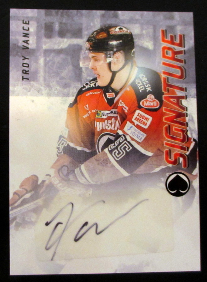Troy Vance Ässät Signature Cardset 2015-16