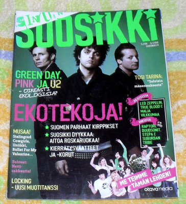 Suosikki 5 / 2010, mukana juliste Led Zeppelin / Maija Vilkk