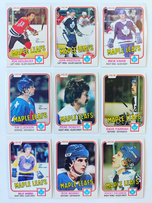 81-82 Opc - Toronto Maple Leafs 15kpl