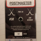 Jan Bednar Ässät 2025-26 Blueline Postmaster Red /40 - pikkukuva 2