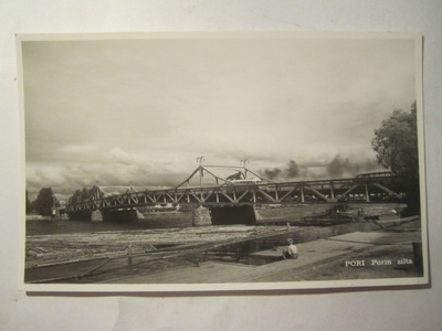VANHA Postikortti Pori 1950-l Alkup.Mallikappale
