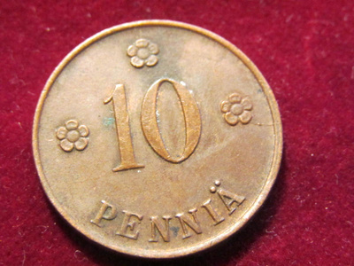 10 penniä 1923