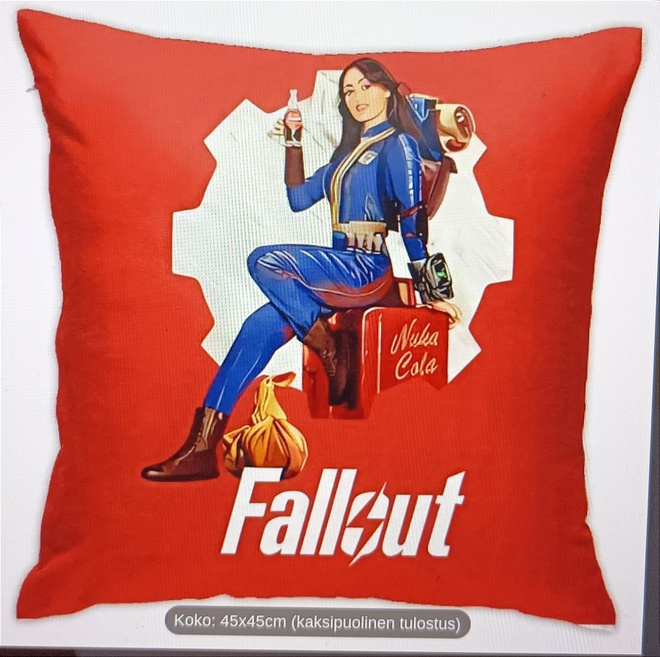 FALLOUT™:  Fallout Girl TV- series pillow case (UUSI)