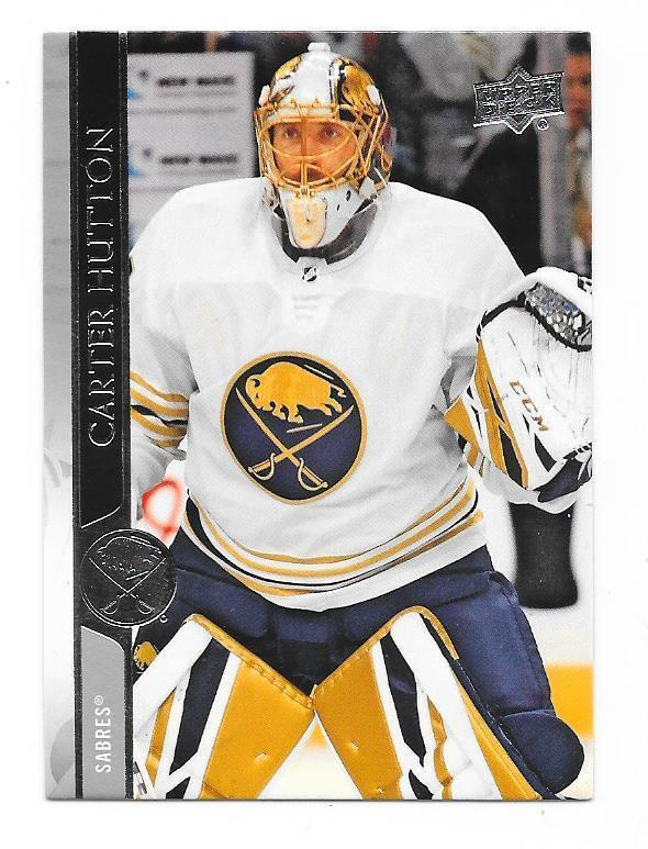 2020-21 Upper Deck #22 Carter Hutton Buffalo Sabres MV