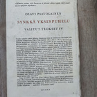 Synkkä yksinpuhelu Olavi Paavolainen - pikkukuva 2