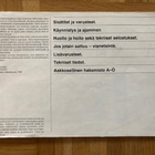 Käyttöohjekirja Saab 900 OG 1986 - pikkukuva 2