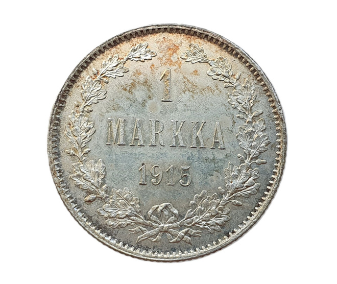 1 markka 1915 - Hienokuntoinen!