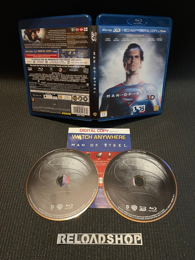 Man of Steel 3D BLU-RAY + BLU-RAY