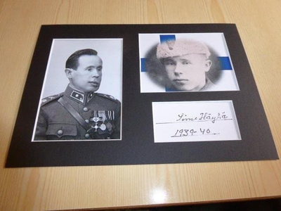 Simo Häyhä valokuvat A4 paspis