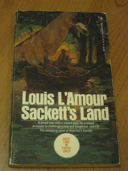 LOUIS L'AMOUR - SACKETT'S LAND (engl. kielinen)