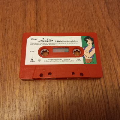 musiikkisatu – Aladdin seikkailu ihmeiden onkalossa -kasetti