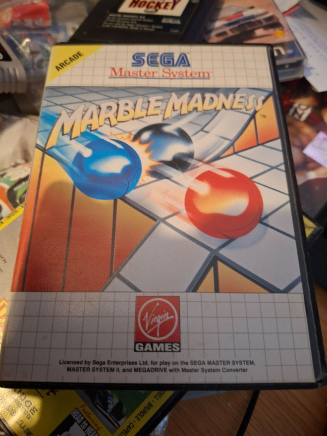 Sega Master System Marble Madness, ei ohjeita