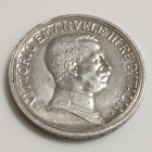 Italia 2 Lire 1916, Vittorio Emanuele III, Hopeakolikko - pikkukuva 4