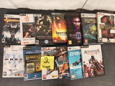 PC-pelejä 13kpl