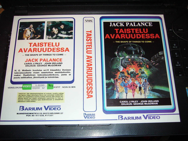 Vhs kansipaperi Fix - TAISTELU AVARUUDESSA